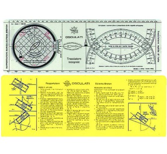 REGOLO RAPPORTATORE TRACCIATORE INTEGRALE